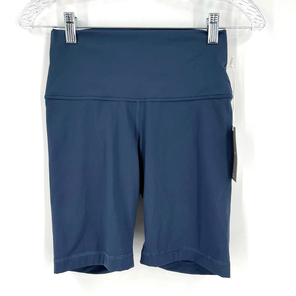 Everlane The Perform Bike Short Blue Women's Size Small NWT